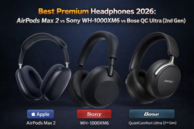 Best Premium Headphones 2026: AirPods Max 2 vs Sony WH-1000XM6 vs Bose QC Ultra (2nd Gen)