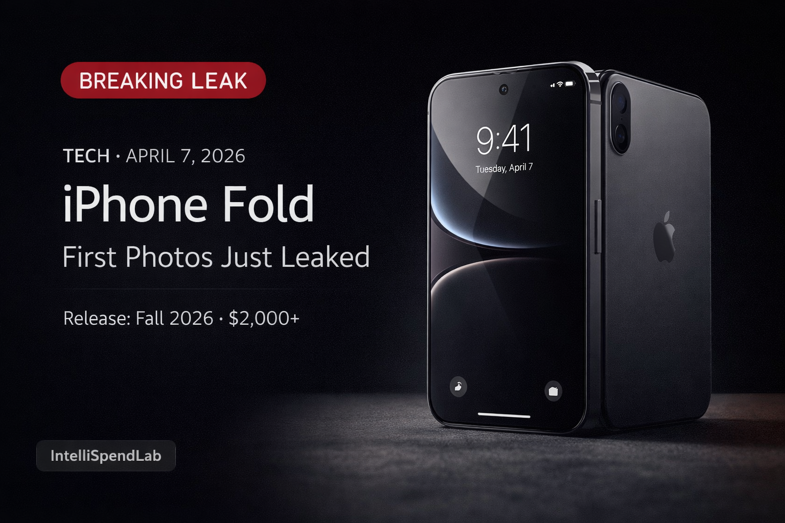 Apple's Foldable iPhone Just Got Real: First Dummy Photos Leaked Today