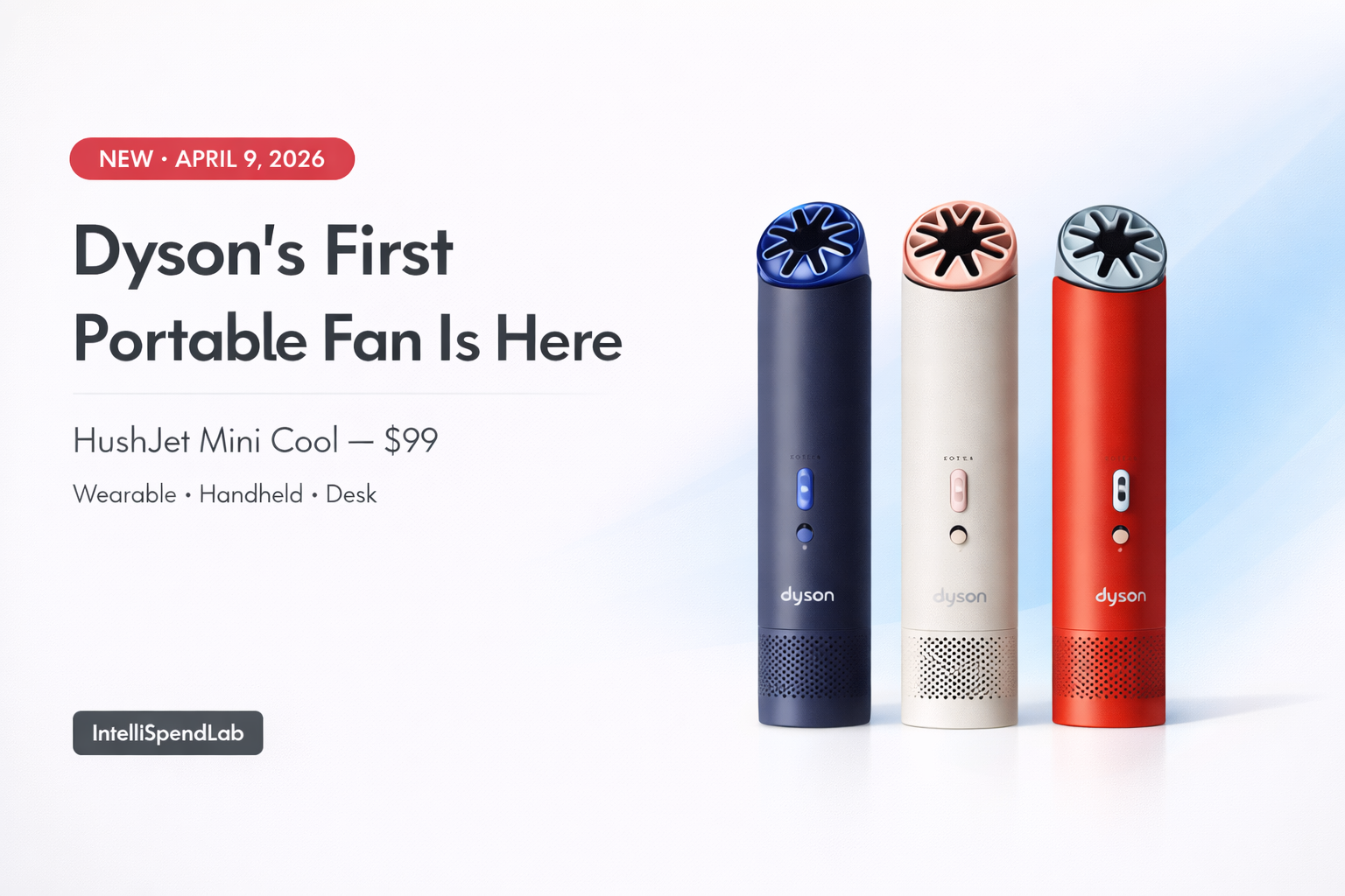 Dyson Hushjet mini cool fan