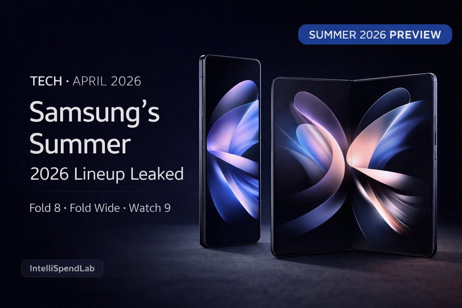 Samsung's Summer 2026 Lineup Is Shaping Up: Galaxy Z Fold 8, Z Fold 8 Wide, Watch 9